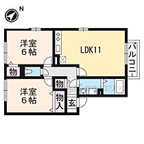 滋賀県大津市滋賀里2丁目（賃貸アパート2LDK・2階・53.76㎡） その2