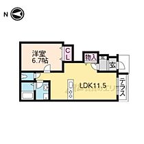 ケーニヒスクローネ 103 ｜ 滋賀県大津市石山寺3丁目（賃貸アパート1LDK・1階・44.62㎡） その1