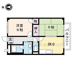 間取図画像 2DK