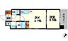 間取り：S-RESIDENCE淀屋橋　間取り