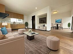 福津市星ヶ丘　戸建 3LDKのリビング/ダイニング