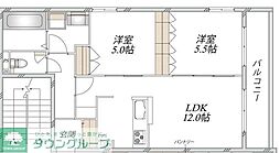 Charme 2LDKの間取図画像