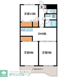 セルシオ・イトウ 3DKの間取図画像