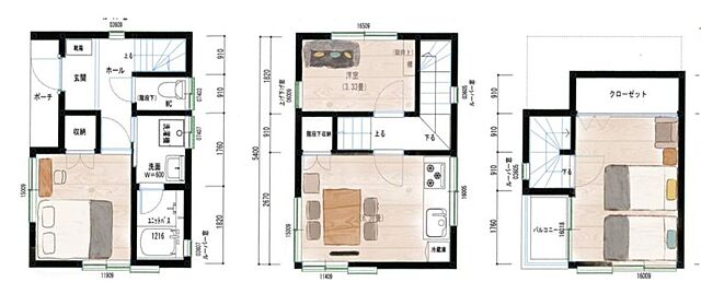 間取り 新宿区上落合2丁目