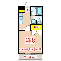 ゴールデンハイツ田上  ｜ 鹿児島県鹿児島市田上5丁目32番地31（賃貸マンション1K・3階・24.30㎡） その2