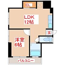 坂元ビル  ｜ 鹿児島県鹿児島市西田2丁目1番地18（賃貸マンション1LDK・3階・38.00㎡） その2