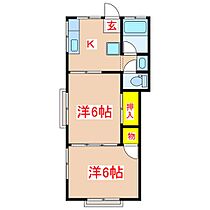 あかね荘  ｜ 鹿児島県鹿児島市武岡4丁目22番地8（賃貸アパート2K・2階・33.80㎡） その2