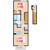 スウィート・アベニュー  ｜ 鹿児島県日置市伊集院町徳重1丁目14-9（賃貸アパート1LDK・2階・41.98㎡） その2