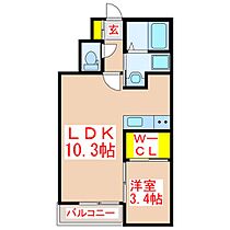 ＣＬＡＳＳ城西  ｜ 鹿児島県鹿児島市城西2丁目19-5（賃貸マンション1LDK・4階・33.86㎡） その2