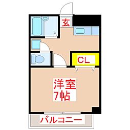 間取図画像 1K