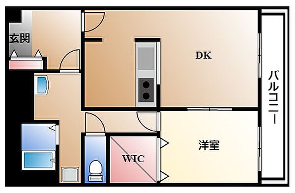 クレスト泉 ｜愛知県名古屋市東区泉2丁目(賃貸マンション1LDK・6階・43.74㎡)の写真 その2