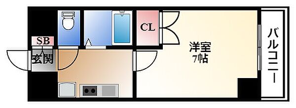 セントラルリッツ ｜愛知県名古屋市中区伊勢山2丁目(賃貸マンション1K・7階・21.37㎡)の写真 その2