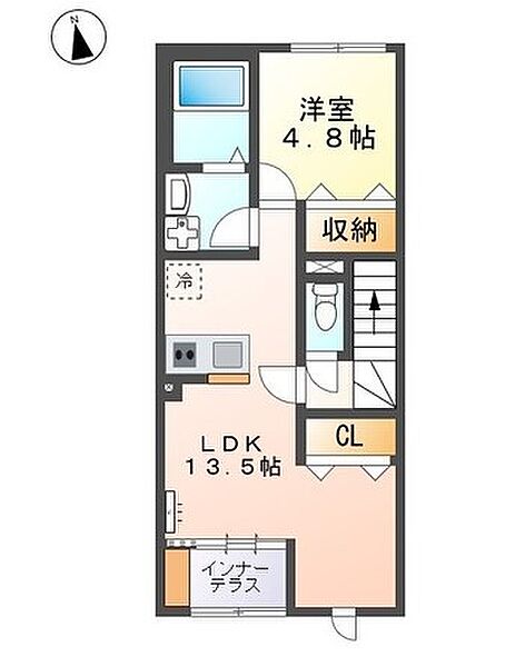 Orchard西崎 ｜愛知県名古屋市千種区西崎町3丁目(賃貸アパート1LDK・2階・51.21㎡)の写真 その2