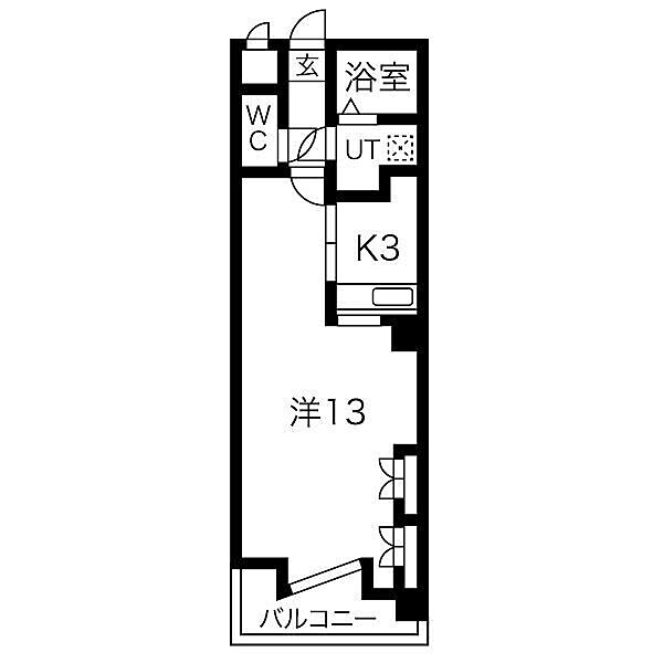 丸の内US ｜愛知県名古屋市中区丸の内3丁目(賃貸マンション1K・9階・39.77㎡)の写真 その2