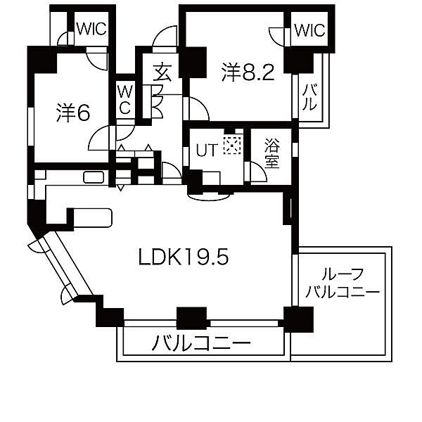 セイワソレイルコート ｜愛知県名古屋市千種区神田町(賃貸マンション2LDK・7階・81.73㎡)の写真 その2