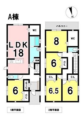 間取り 岐阜市茜部新所3丁目 築後未入 A棟 最寄 笠松駅