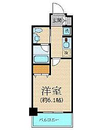 プレール・ドゥーク目白アベニュー 1Kの間取図画像