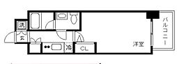 GENOVIA高田馬場 1Kの間取図画像