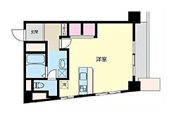 高田馬場ヒルサイドパレス 1Kの間取図画像