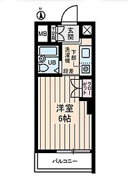ダイホウプラザ高田馬場 ワンルームの間取図画像