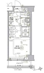 JR総武線 東中野駅 徒歩4分の賃貸マンション 1階1Kの間取り