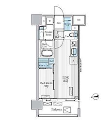Terra蚕糸の森 1LDKの間取図画像