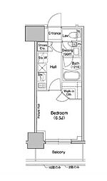 ブリリアンクラス高円寺 1Kの間取図画像