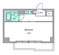 サンシャイン高円寺 1Kの間取図画像