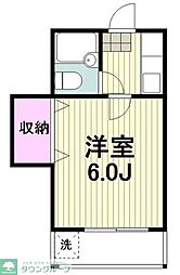メゾンエトワーレ 1Kの間取図画像