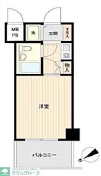 ライオンズマンション大倉山第11 1Kの間取図画像