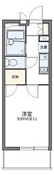 レオパレスサンヴィレッジ20 1Kの間取図画像