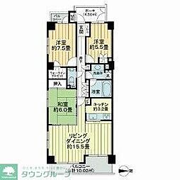 ハイホーム川崎平間JP 3LDKの間取図画像
