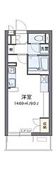 パークヒルズ妙蓮寺 ワンルームの間取図画像