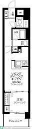 エルエー・プライル新横浜 1Kの間取図画像