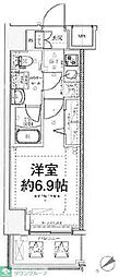 スパシエ東神奈川 1Kの間取図画像