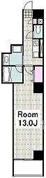 エクセラント横浜 1Kの間取図画像
