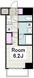 アイル横浜NORTH 1Kの間取図画像