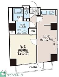 VORT白山レジデンス 1LDKの間取図画像