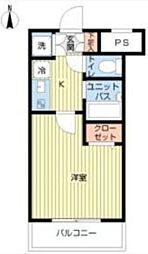 スカイコート練馬桜台 1Kの間取図画像