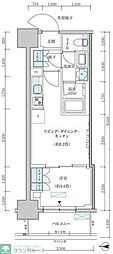 パークアクシス池袋イースト 1LDKの間取図画像