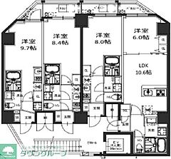 物件の間取り
