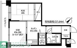 ライオンズプラザ池袋 2Kの間取図画像