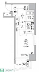 西武池袋線 桜台駅 徒歩2分の賃貸マンション 7階1Kの間取り