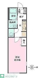 Ｌｉｎｏ 1階1Kの間取り