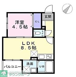 間取図画像 1LDK