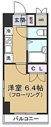 カスタリア要町 1Kの間取図画像