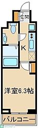KDXレジデンス板橋本町 1Kの間取図画像