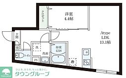 レピュア小石川レジデンスII 1LDKの間取図画像