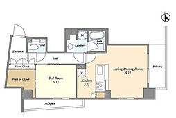 JR京浜東北・根岸線 大森駅 徒歩6分の賃貸マンション 7階1LDKの間取り