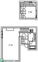 東京メトロ日比谷線 恵比寿駅 徒歩13分の賃貸マンション 1階1LDKの間取り